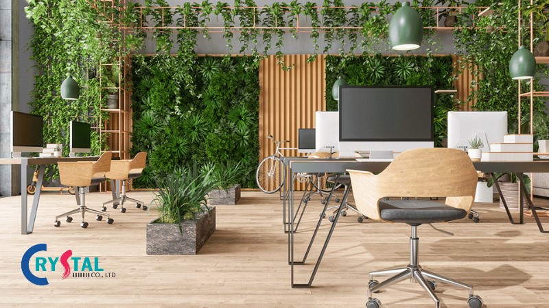 Phong cách thiết kế nội thất văn phòng Eco