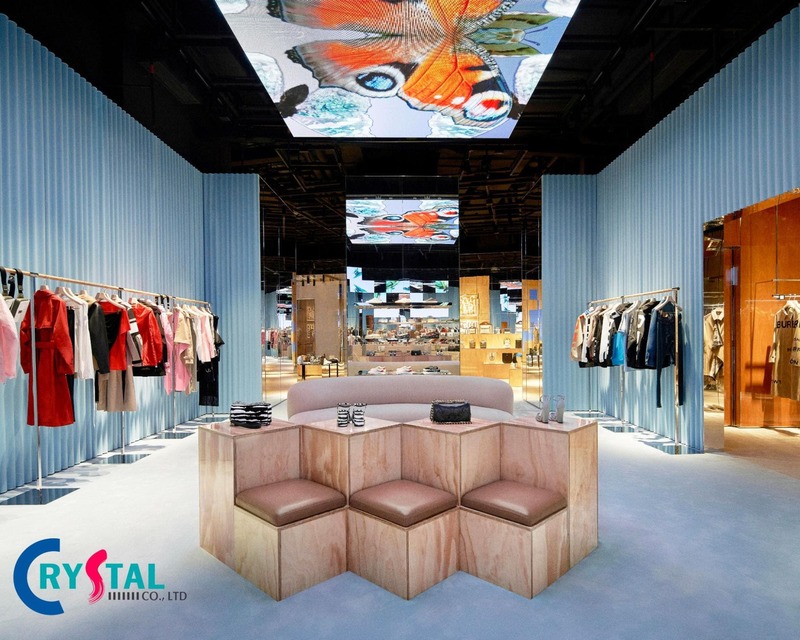 thiết kế nội thất chuỗi cửa hàng - Crystal Design TPL