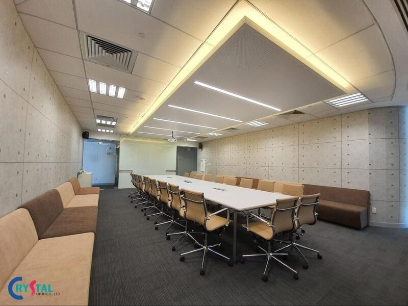 Thiết kế phòng họp hiện đại với đầy đủ nội thất tiện nghi