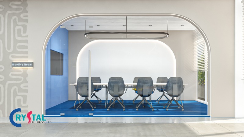 thiết kế thi và công nội thất văn phòng tphcm khu vực phòng họp